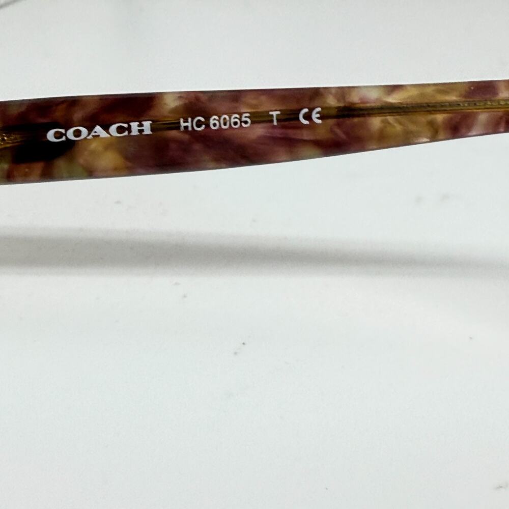 Coach HC6065 5287 Eyeglasses Confetti Light Brown 51-17 135‎ H19188 - Picture 7 of 8